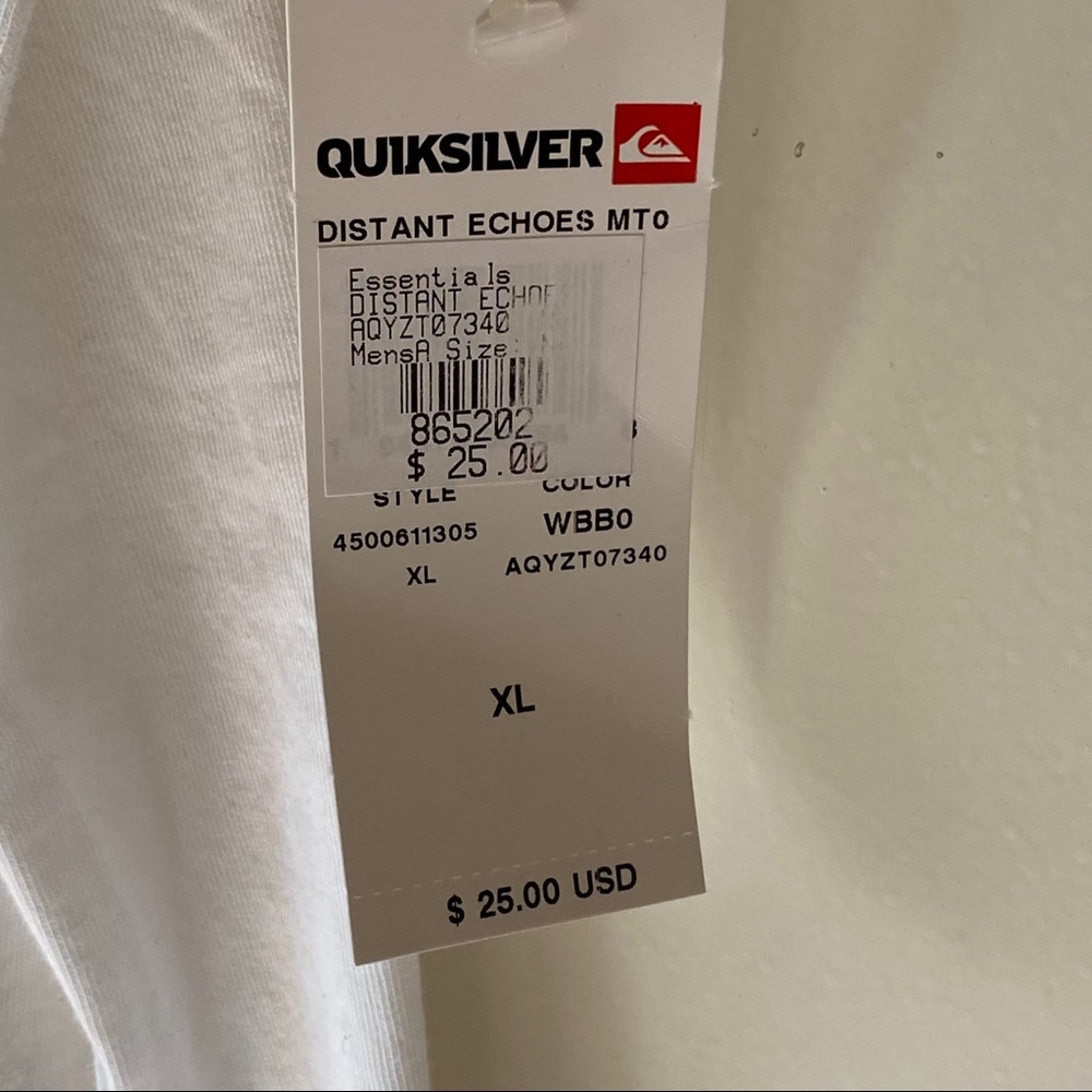 Quicksilver DISTANT ECHOES MTO T-Shirt size XL NWT - Picture 7 of 8
